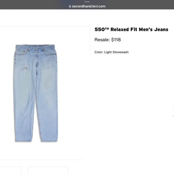 Vintage Levi’s 550 Relaxed Fit - Picture 7 of 15